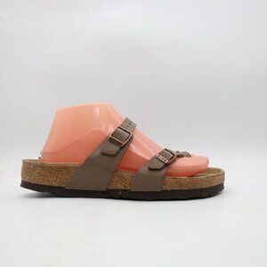 Birkenstock Mayari Birko-Flor Faux Leather Women's 38 US 7 Strappy Slide Sandals